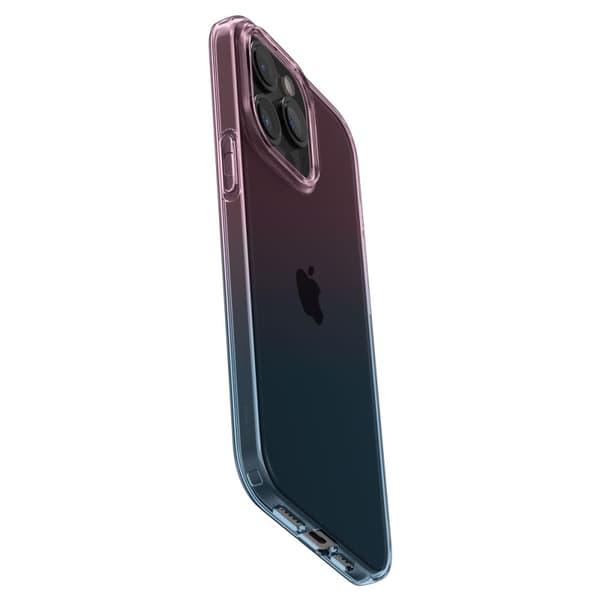 Spigen iPhone 15 Pro Mobilskal Liquid Crystal - Gradation Rosa