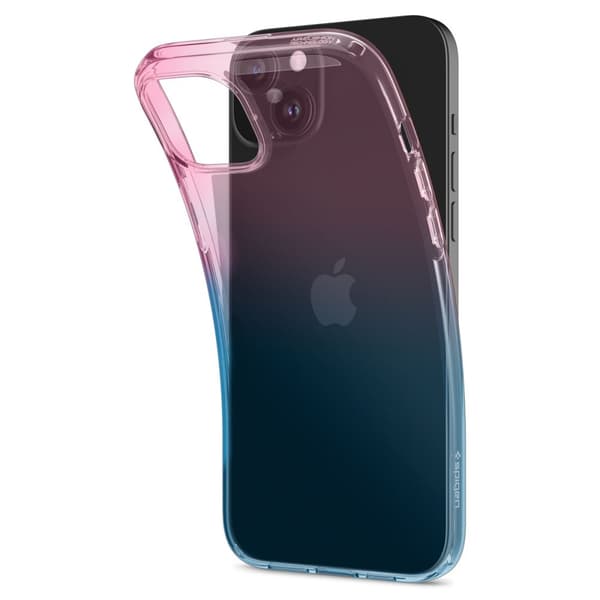 Spigen iPhone 15 Mobilskal Liquid Crystal - Gradation Rosa