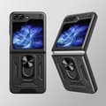 Miniatyrbild 7 av 8: Galaxy Z Flip 5 Mobilskal Hybrid Armor Camshield - Svart