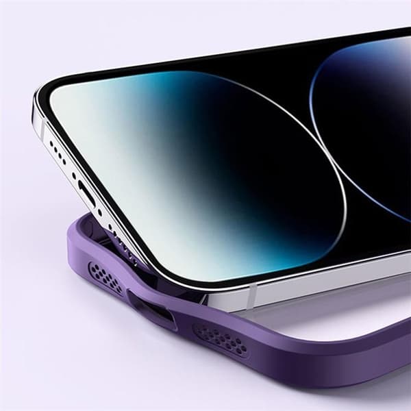 iPhone 15 Pro Max Mobilskal Magsafe Kickstand - Lila