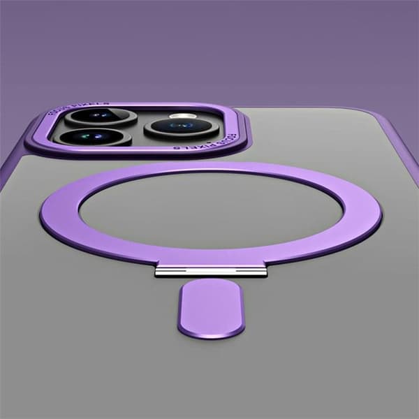 iPhone 15 Pro Max Mobilskal Magsafe Kickstand - Lila