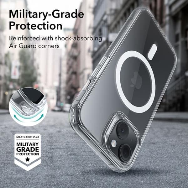 ESR iPhone 15 Mobilskal Magsafe CH Halolock - Clear