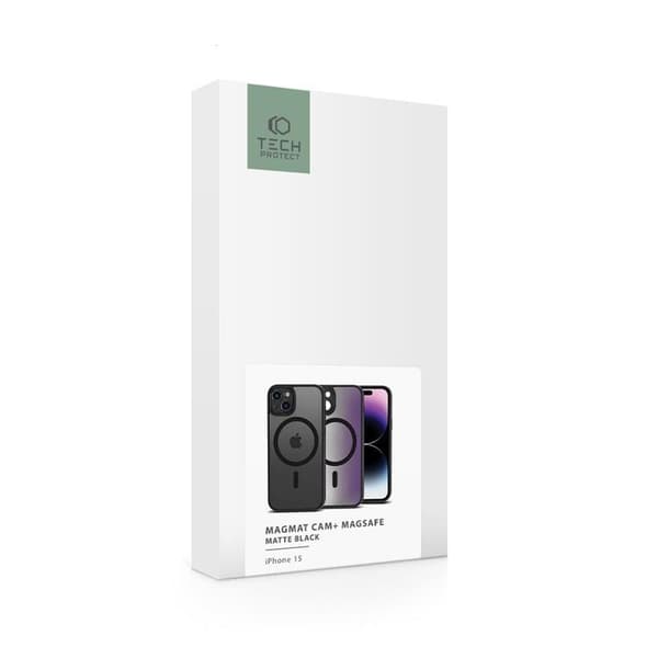Tech-Protect iPhone 15 Mobilskal Magsafe Magmat Cam+ - Svart