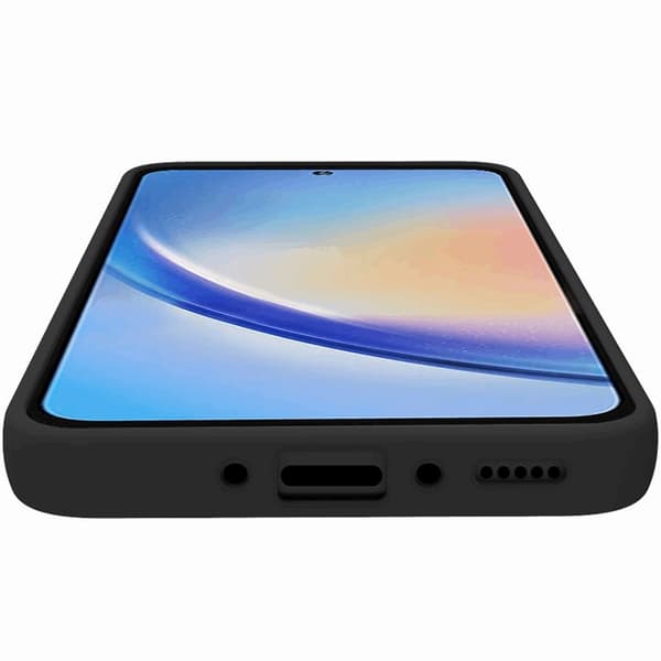 Celly Galaxy A35 5G Mobilskal Cromo Soft Rubber - Svart
