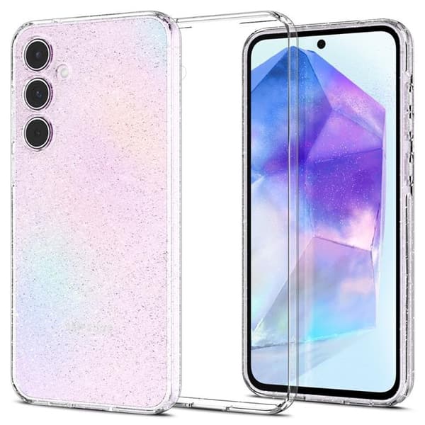 Spigen Galaxy A55 5G Mobilskal Liquid Crystal - Glitter