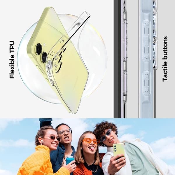 Spigen Galaxy A55 5G Mobilskal Liquid Crystal - Glitter