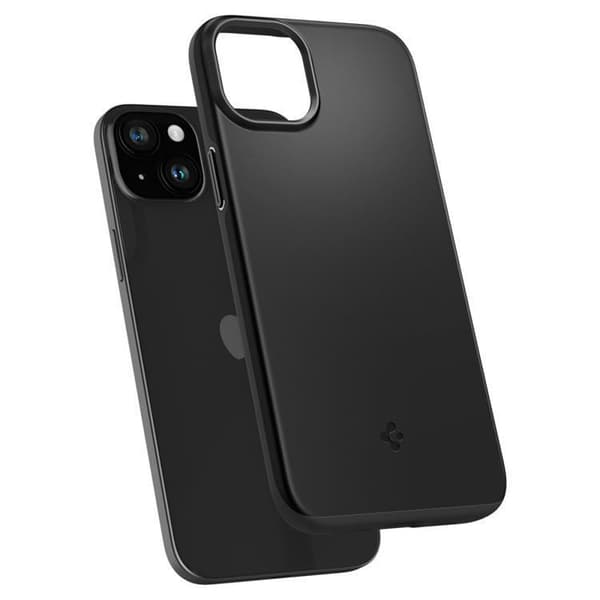 Spigen iPhone 15 Mobilskal Thin Fit - Svart
