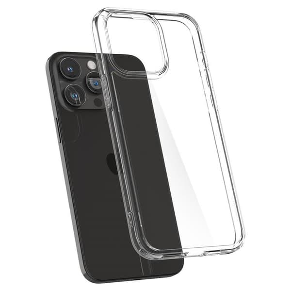 Spigen iPhone 15 Pro Max Mobilskal Ultra Hybrid - Crystal Clear