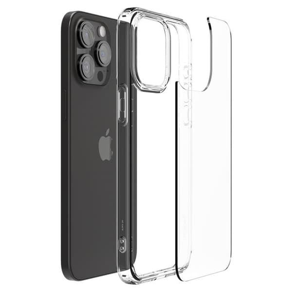 Spigen iPhone 15 Pro Max Mobilskal Ultra Hybrid - Crystal Clear