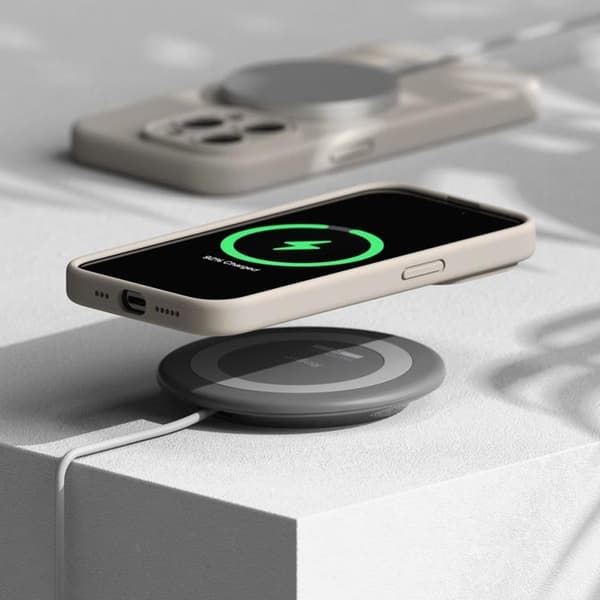 Ringke iPhone 15 Pro Max Mobilskal Magsafe Silikon - Stone