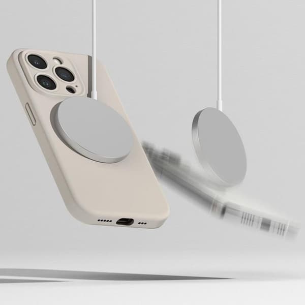 Ringke iPhone 15 Pro Max Mobilskal Magsafe Silikon - Stone