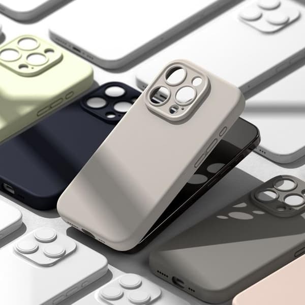 Ringke iPhone 15 Pro Max Mobilskal Magsafe Silikon - Stone