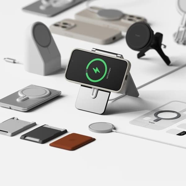 Ringke iPhone 15 Pro Max Mobilskal Magsafe Silikon - Stone