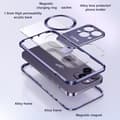 Miniatyrbild 6 av 8: iPhone 15 Pro Max Mobilskal Magsafe Aroma Kickstand - Silver