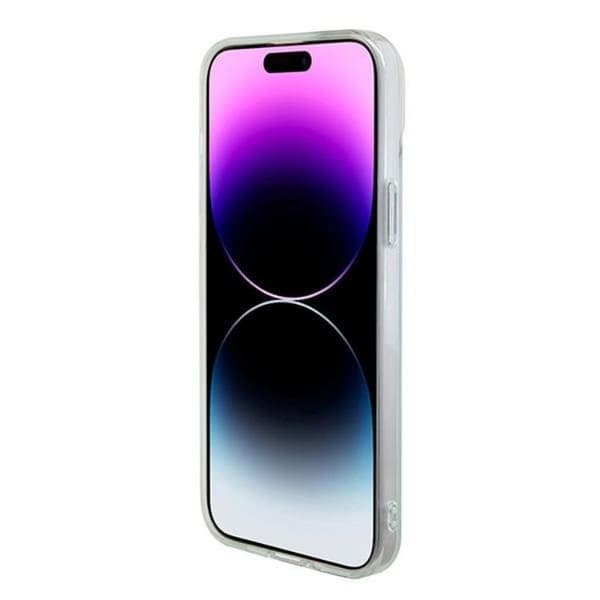 Guess iPhone 15 Plus Mobilskal Magsafe IML Iridescent - Turquoise