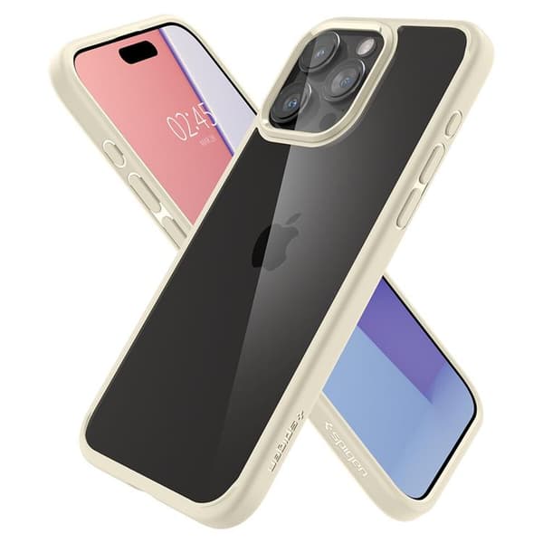 Spigen iPhone 15 Pro Max Mobilskal Ultra Hybrid - Beige