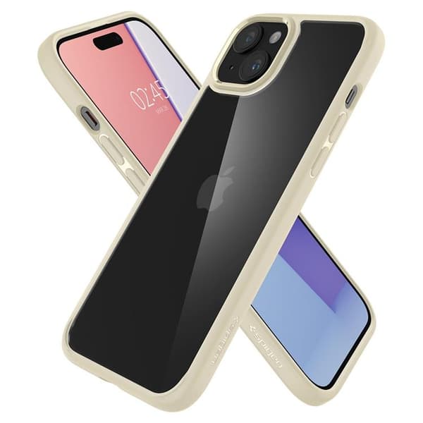 Spigen iPhone 15 Plus Mobilskal Ultra Hybrid - Beige