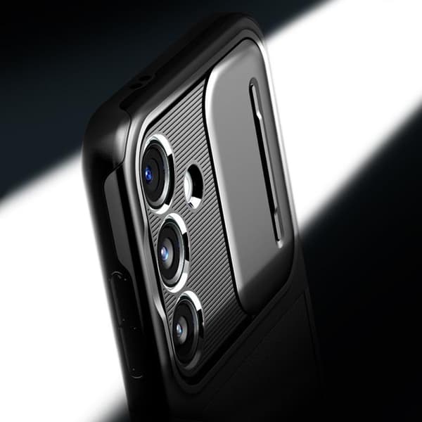 Spigen Galaxy S24 Mobilskal Optik Armor - Svart