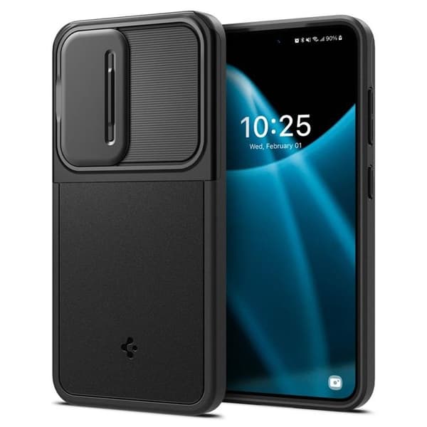 Spigen Galaxy S24 Mobilskal Optik Armor - Svart