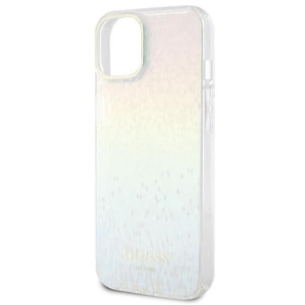 Guess iPhone 15 Mobilskal IML Mirror Disco Iridescent - Flerfärgad