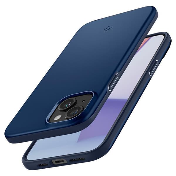 Spigen iPhone 15 Plus Mobilskal Thin Fit - Blå