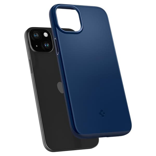 Spigen iPhone 15 Plus Mobilskal Thin Fit - Blå