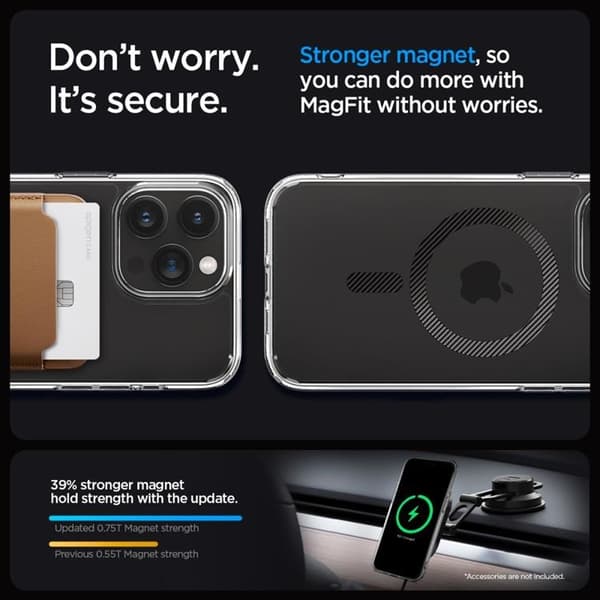 Spigen iPhone 15 Pro Max Mobilskal Magsafe Hybrid - Carbon Fiber