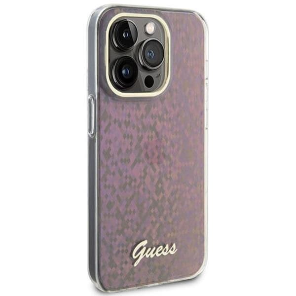 Guess iPhone 15 Pro Max Mobilskal IML Mirror Disco Iridescentgo