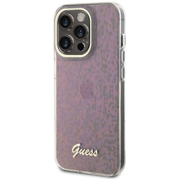 Guess iPhone 15 Pro Max Mobilskal IML Mirror Disco Iridescentgo
