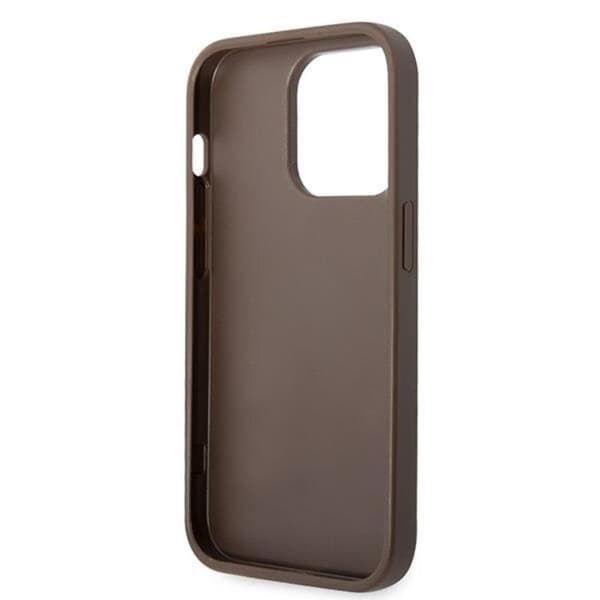 Guess iPhone 15 Pro Max Mobilskal Big Metall Logo - Brun