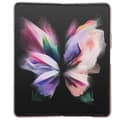 Miniatyrbild 6 av 7: Guess Galaxy Z Fold 5 Mobilskal Läder Triangle Strass - Rosa