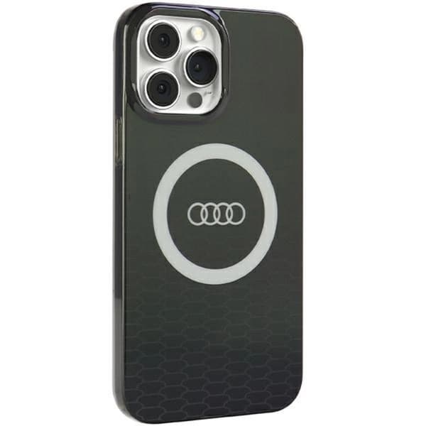 Audi iPhone 13/13 Pro Mobilskal Magsafe IML Big Logo - Svart