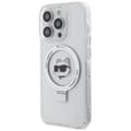 Miniatyrbild 3 av 9: KARL LAGERFELD iPhone 15 Pro Max Mobilskal MagSafe Ringställ Choupette