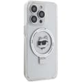 Miniatyrbild 5 av 9: KARL LAGERFELD iPhone 15 Pro Max Mobilskal MagSafe Ringställ Choupette