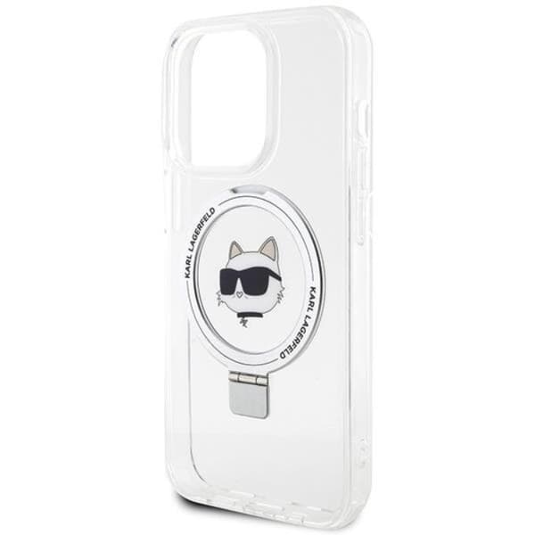 KARL LAGERFELD iPhone 15 Pro Max Mobilskal MagSafe Ringställ Choupette