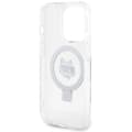 Miniatyrbild 8 av 9: KARL LAGERFELD iPhone 15 Pro Max Mobilskal MagSafe Ringställ Choupette