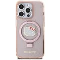 Miniatyrbild 5 av 11: Hello Kitty iPhone 15 Pro Mobilskal Magsafe Ringhållare Glitter Electrop Logo