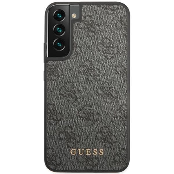 Guess Galaxy S24 Plus Mobilskal Metall Guld Logo - Svart
