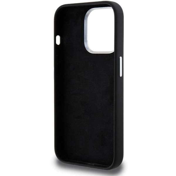 BMW iPhone 15 Pro Mobilskal Magsafe Signature Liquid Silikon - Svart