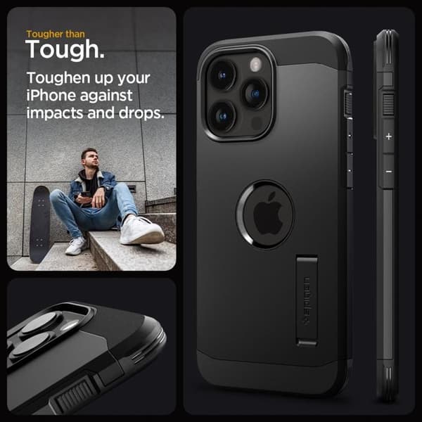 Spigen iPhone 15 Pro Max Mobilskal Magsafe Tough Armor - Svart