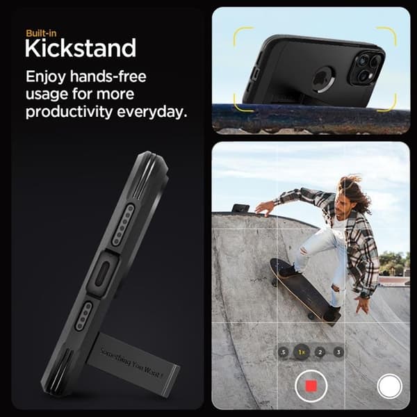 Spigen iPhone 15 Pro Max Mobilskal Magsafe Tough Armor - Svart