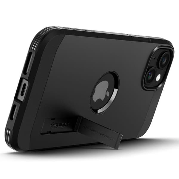 Spigen iPhone 15 Mobilskal Magsafe Tough Armor - Svart