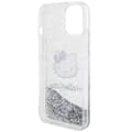 Miniatyrbild 7 av 8: Hello Kitty iPhone 15 Mobilskal Liquid Glitter Charms