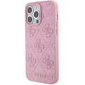 Miniatyrbild 2 av 8: Guess iPhone 15 Pro Max Mobilskal Leather Stamped - Rosa