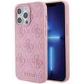 Miniatyrbild 1 av 8: Guess iPhone 15 Pro Max Mobilskal Leather Stamped - Rosa