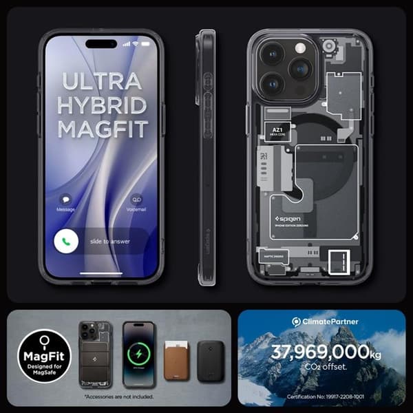 Spigen iPhone 15 Pro Max Mobilskal Magsafe Hybrid - Zero One