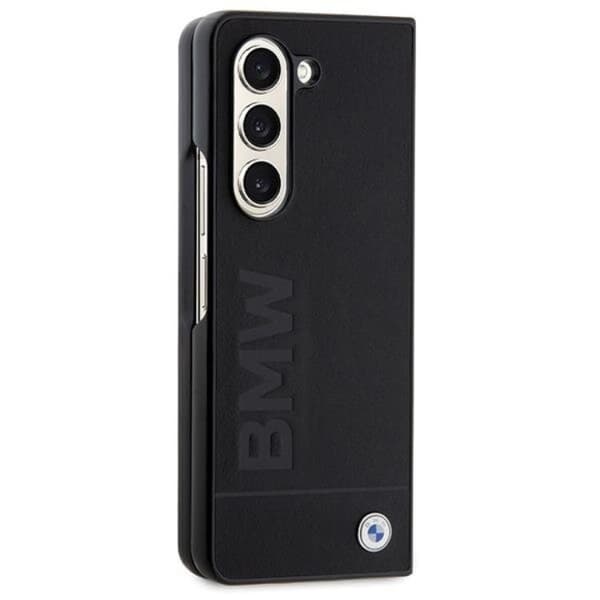 BMW Galaxy Z Fold 5 Mobilskal Signature Logo Imprint - Svart