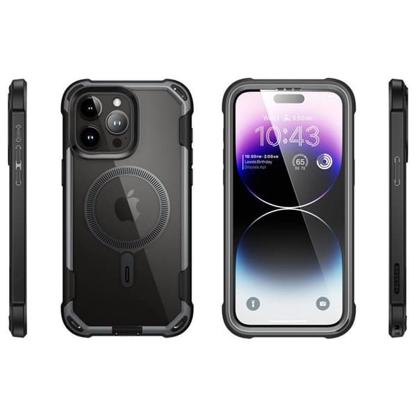 Supcase iPhone 15 Pro Max Mobilskal Magsafe Iblsn Ares - Svart