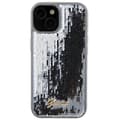 Miniatyrbild 3 av 8: Guess iPhone 15 Mobilskal Sequin Script Metal - Silver