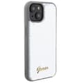 Miniatyrbild 4 av 8: Guess iPhone 15 Mobilskal Sequin Script Metal - Silver